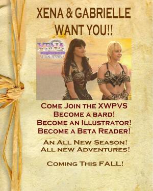 Xena and Gabrielle want YOU!!!